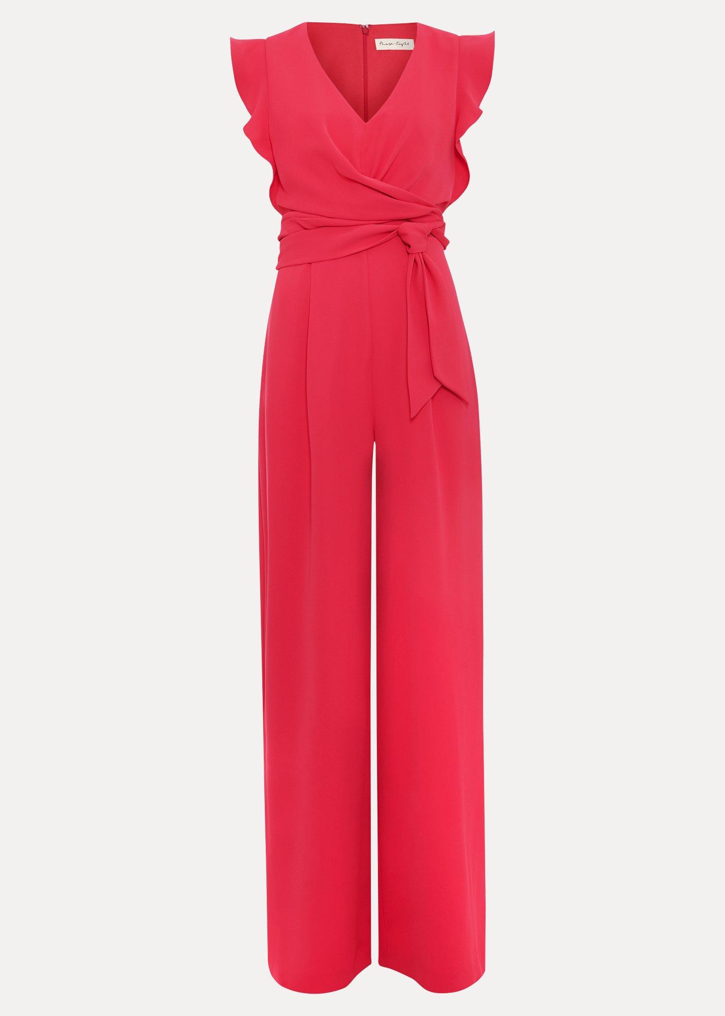 Petite Ayla Ruffle Jumpsuit