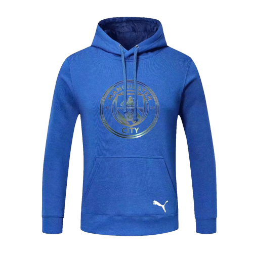 Elite Series Man City Manchester City 20-21 Blue Hoodie Sweater