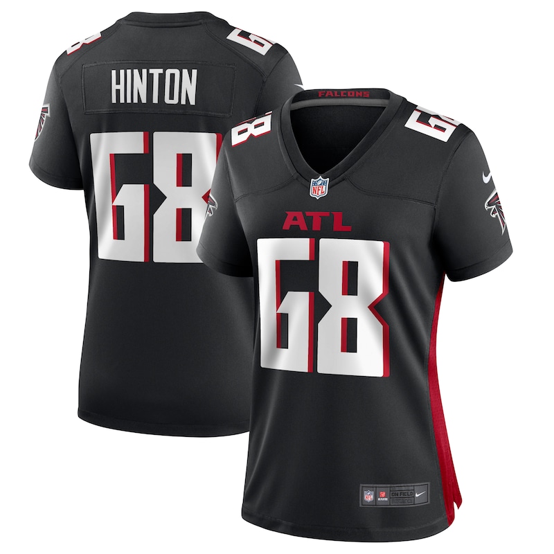 None Kyle Hinton ATL Falcons Top-Grade Authentic Jersey Football Appar