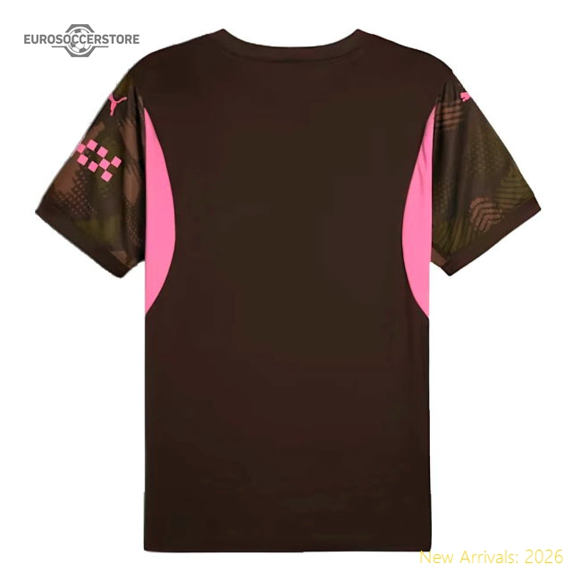 2024-2025 Man City Third Goalkeeper Shirt Espresso Brown