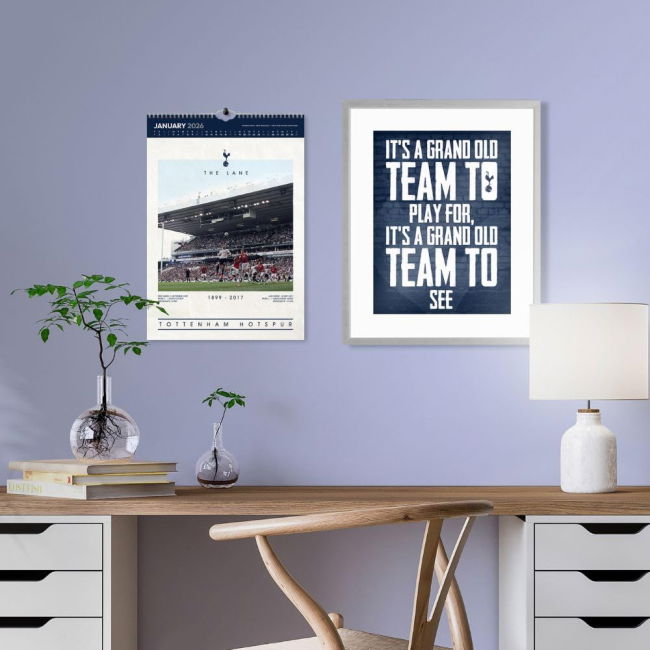 Calendar 2026 Tottenham Club Team Fan Jersey - Adults Version