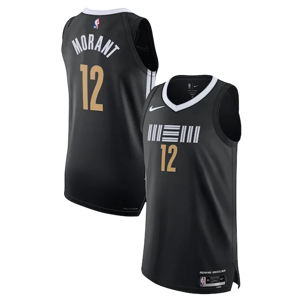 Nike Ja MEM Authentic Jersey - premium NBA - Black game-day casual