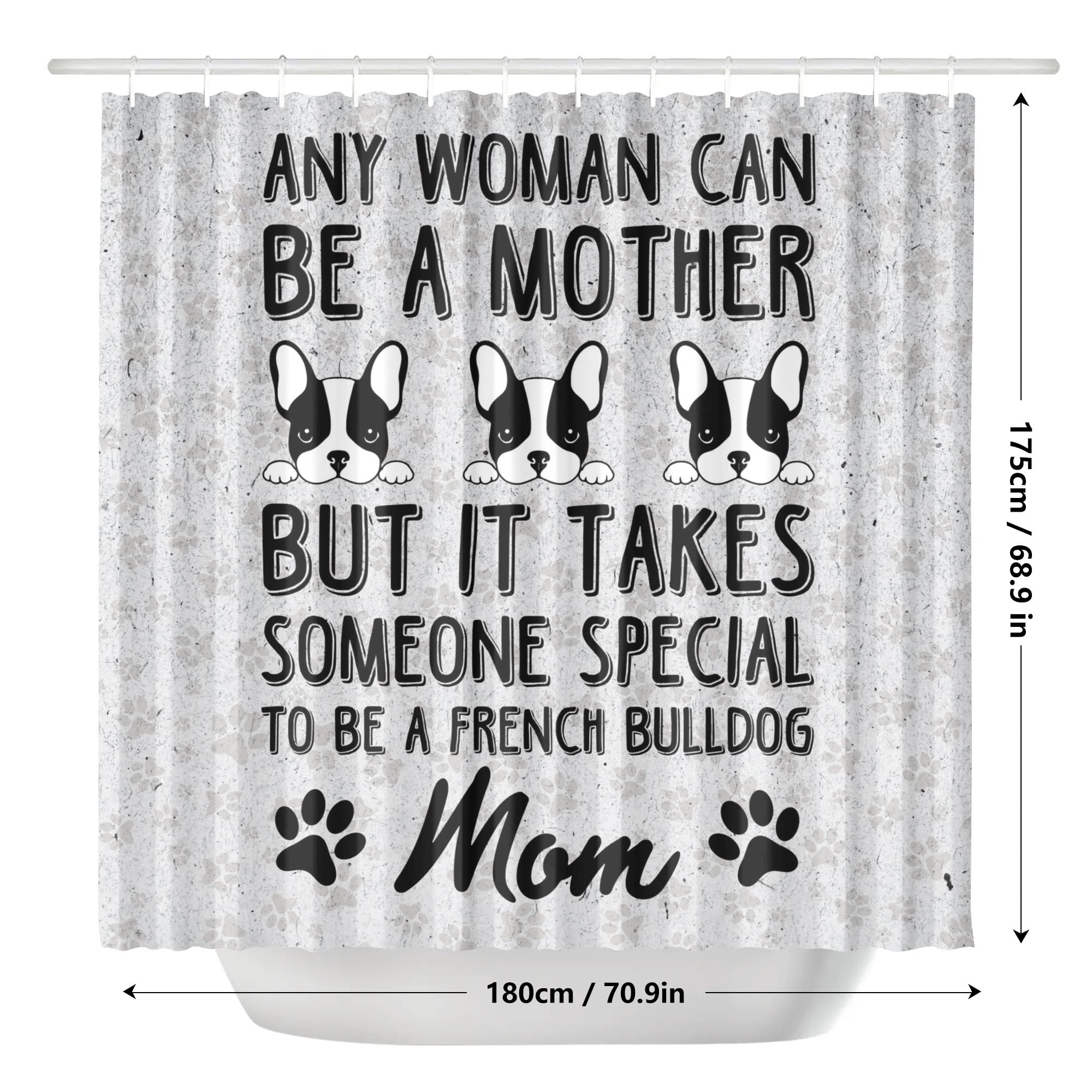 Everyday Bleu - Shower Curtain For Frenchie Lovers for Daily Life