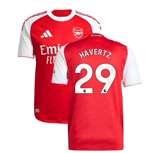 2025-2026 Arsenal Home Classic Jersey Rare Stretchable Havertz 29#614