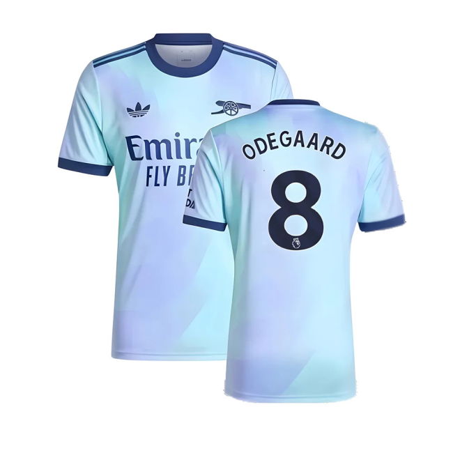 match worn 2024-2025 Arsenal Third Shirt (Odegaard 8)