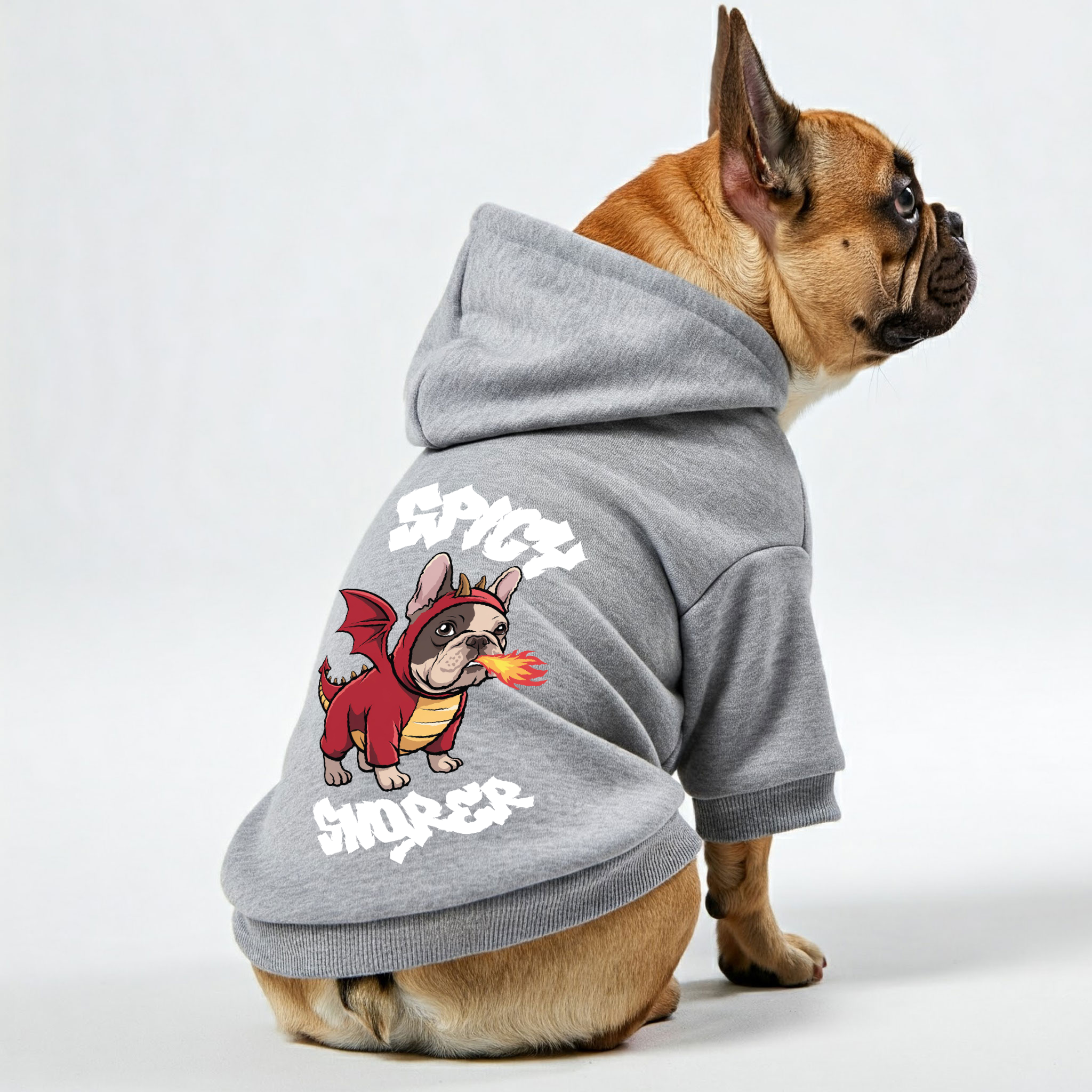 French Bulldog Spicy Snorer Personalized French Bulldog Hoodies With