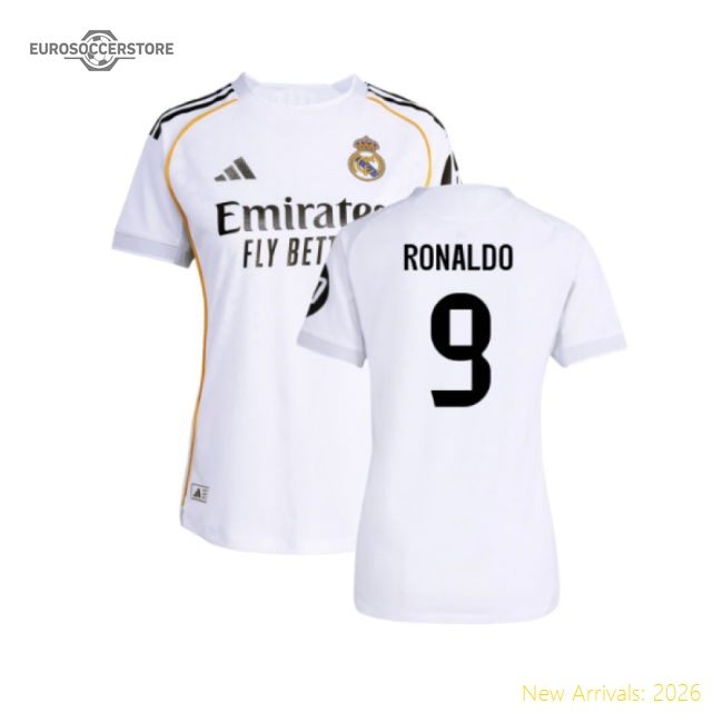 Real Madrid Home Authentic Jersey Breathable Lightweight