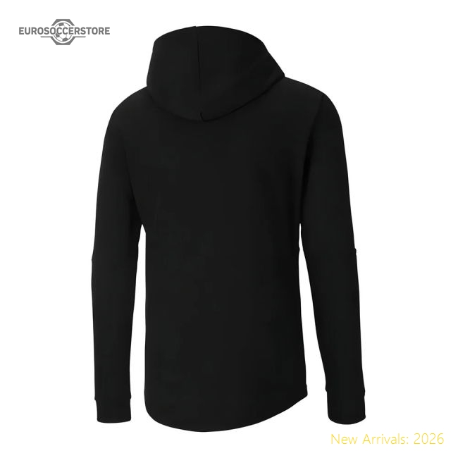 Genuine Professional-Grade 2020-2021 Ac Milan Casuals Hoody (Black)