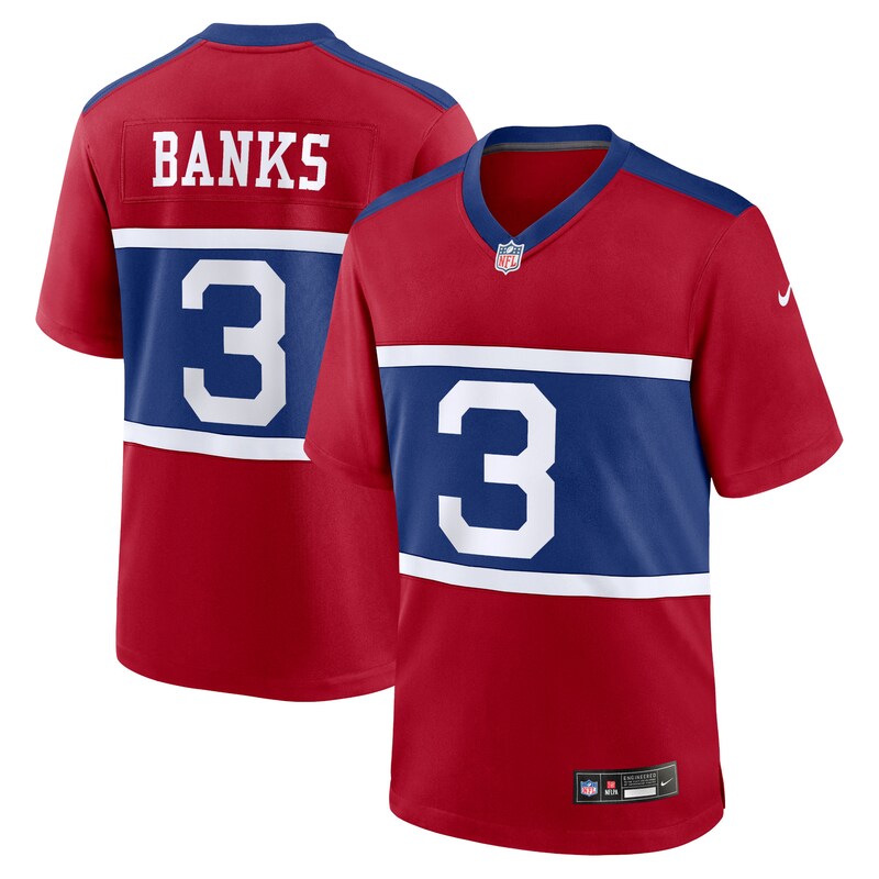 None Deonte Banks NY Giants Retro Affordable Jersey Football Apparel