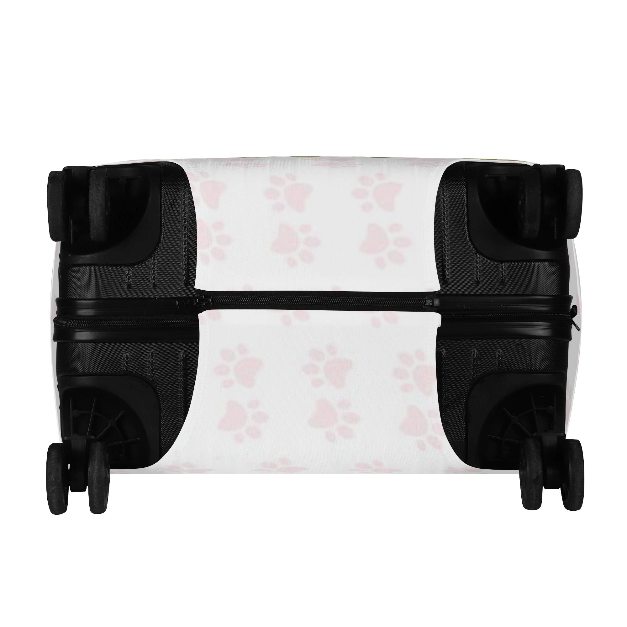 French Bulldog Personalized Luggage Cover With Frenchie Name Luggage