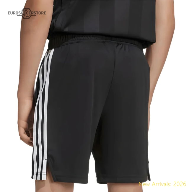 Official 2025-2026 Liverpool Third Goalkeeper Shorts (black) - Kids