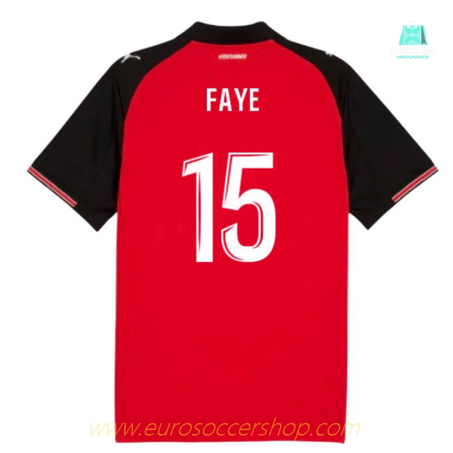 2025-2026 Stade Rennais Home Shirt (Faye 15)