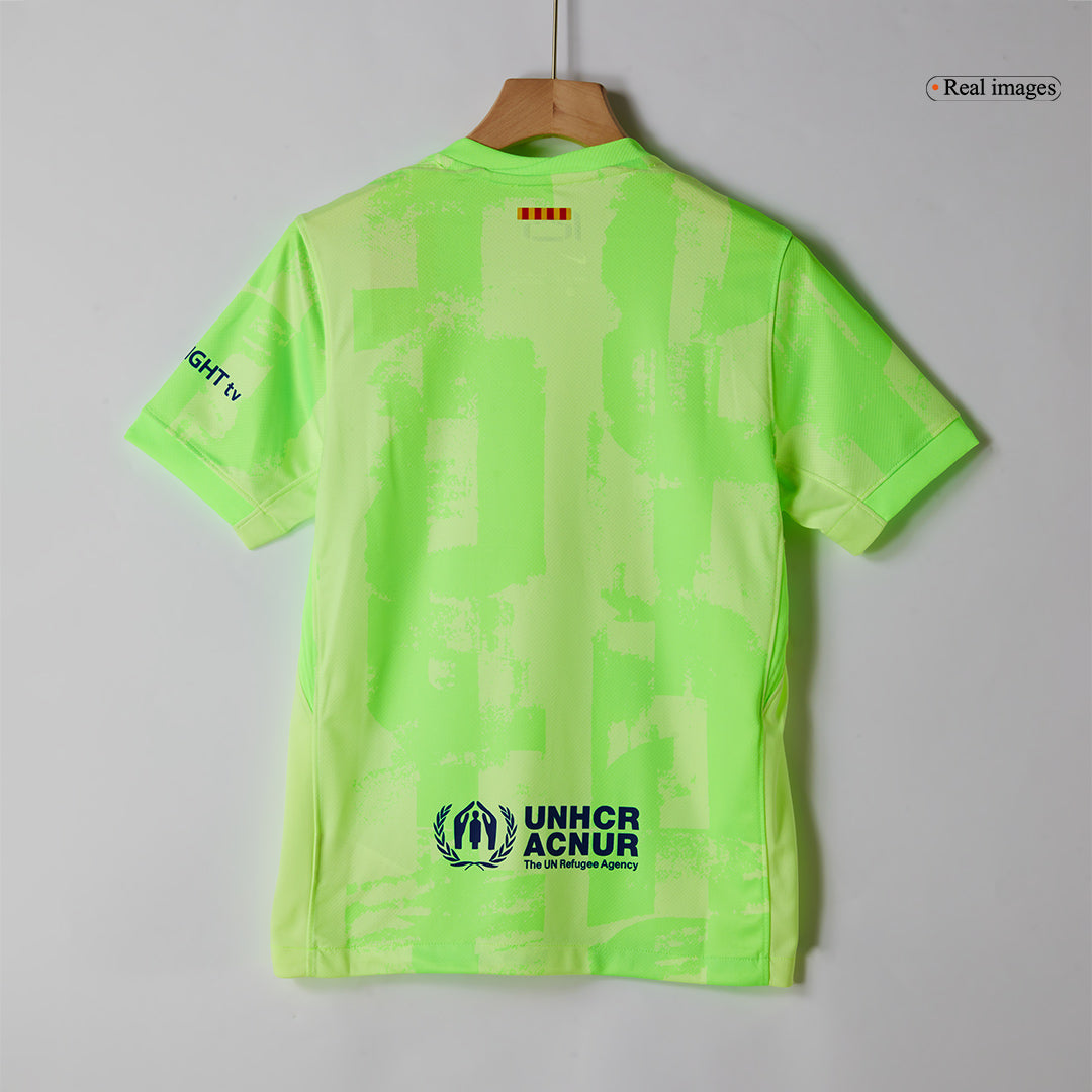 Barcelona Third Away Soccer Jersey 2024/25 - (Spotify Logo Without Tex