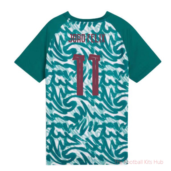 [EFS] 2026/27 Portugal Warm Up Jersey (Green) - Kids (Joao Felix 11)