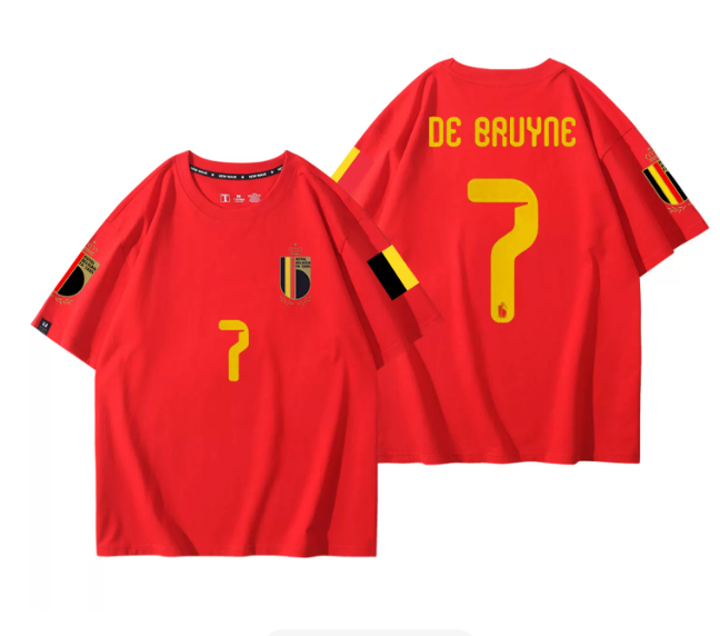 [HP] Belgium Kevin De Bruyne 7  Home Jersey Women 2026 World Cup