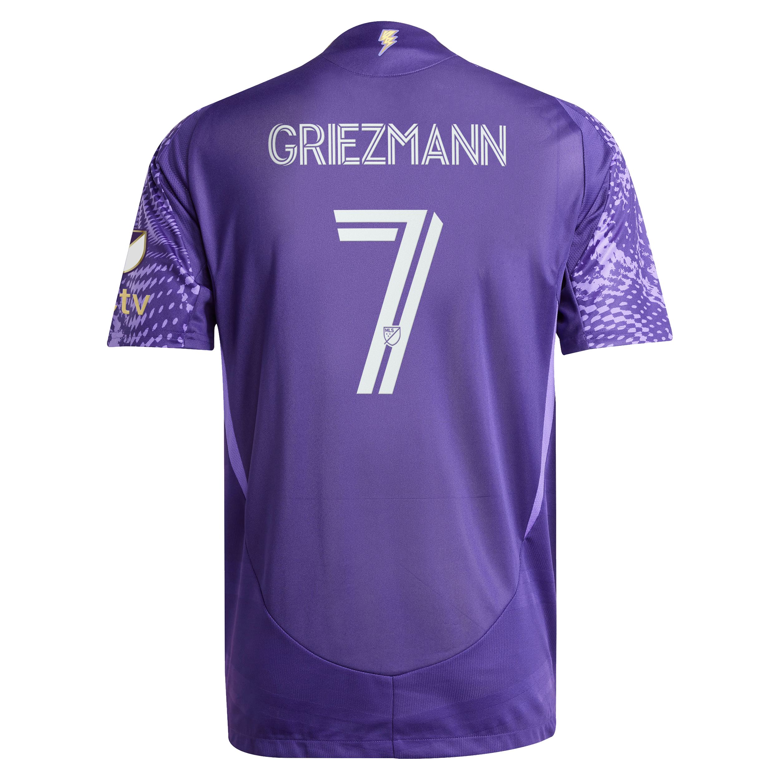 [SJH] Antoine Griezmann Orlando City SC 2025 Perfect Storm On-Field Authentic Jersey - Purple