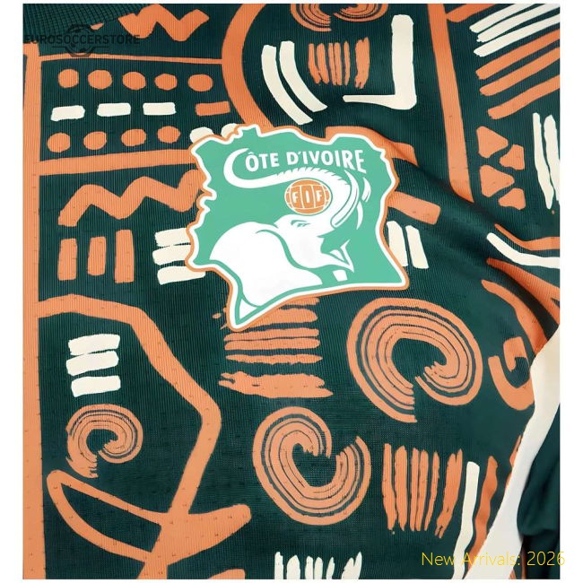 Top Ivory Coast 20242025 Regular Jersey Madults Lightweight