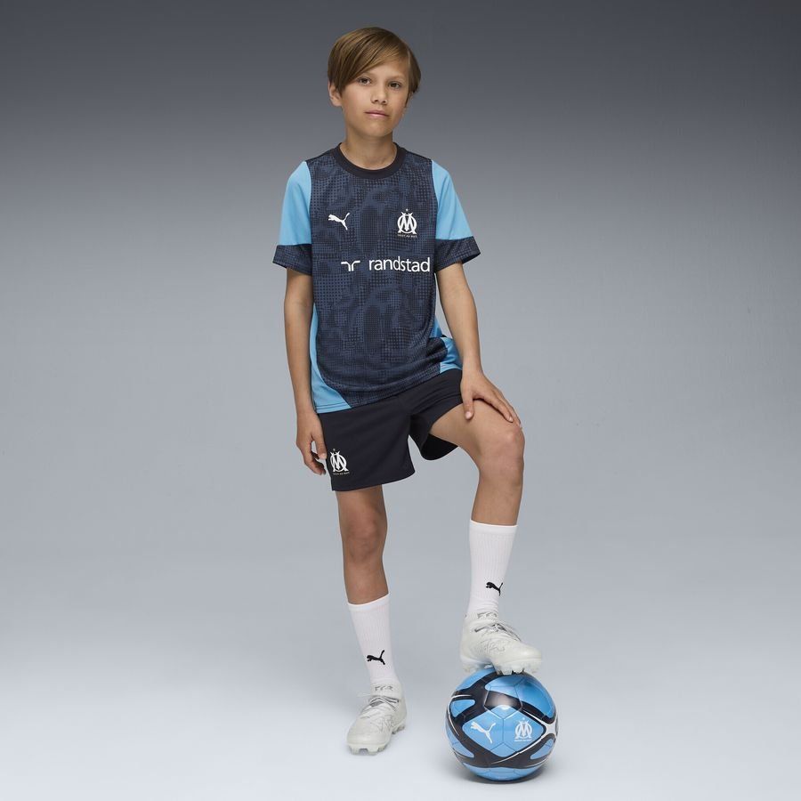 Marseille Training Shorts - New Navy/PUMA White Kids