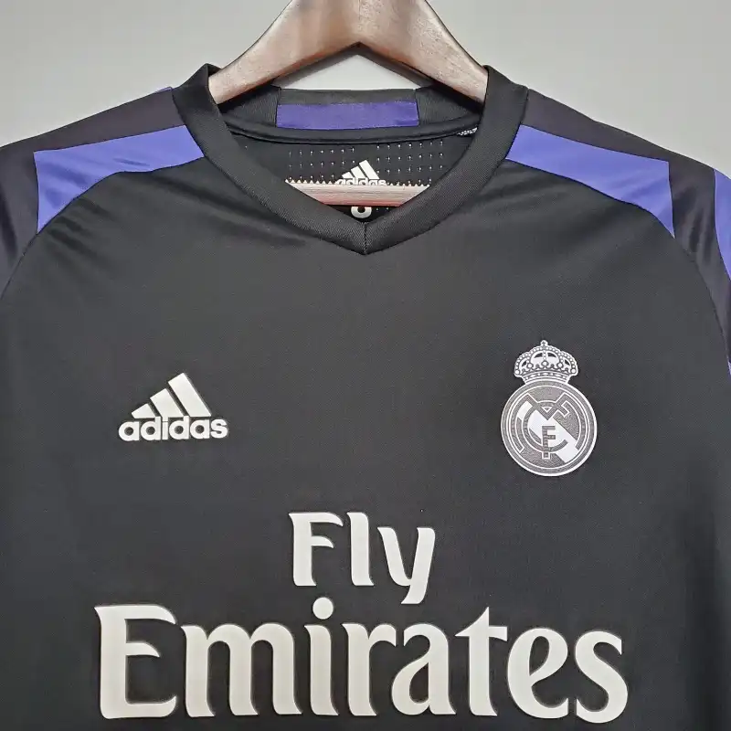 2016-2017 Real Madrid Long Sleeve Second retro kit