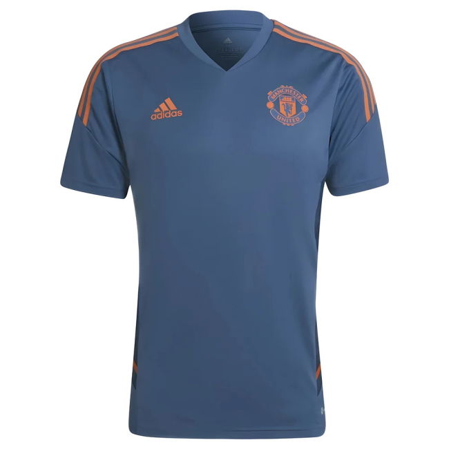 Men's 2022-2023 Man Utd Training Shirt (Blue)
