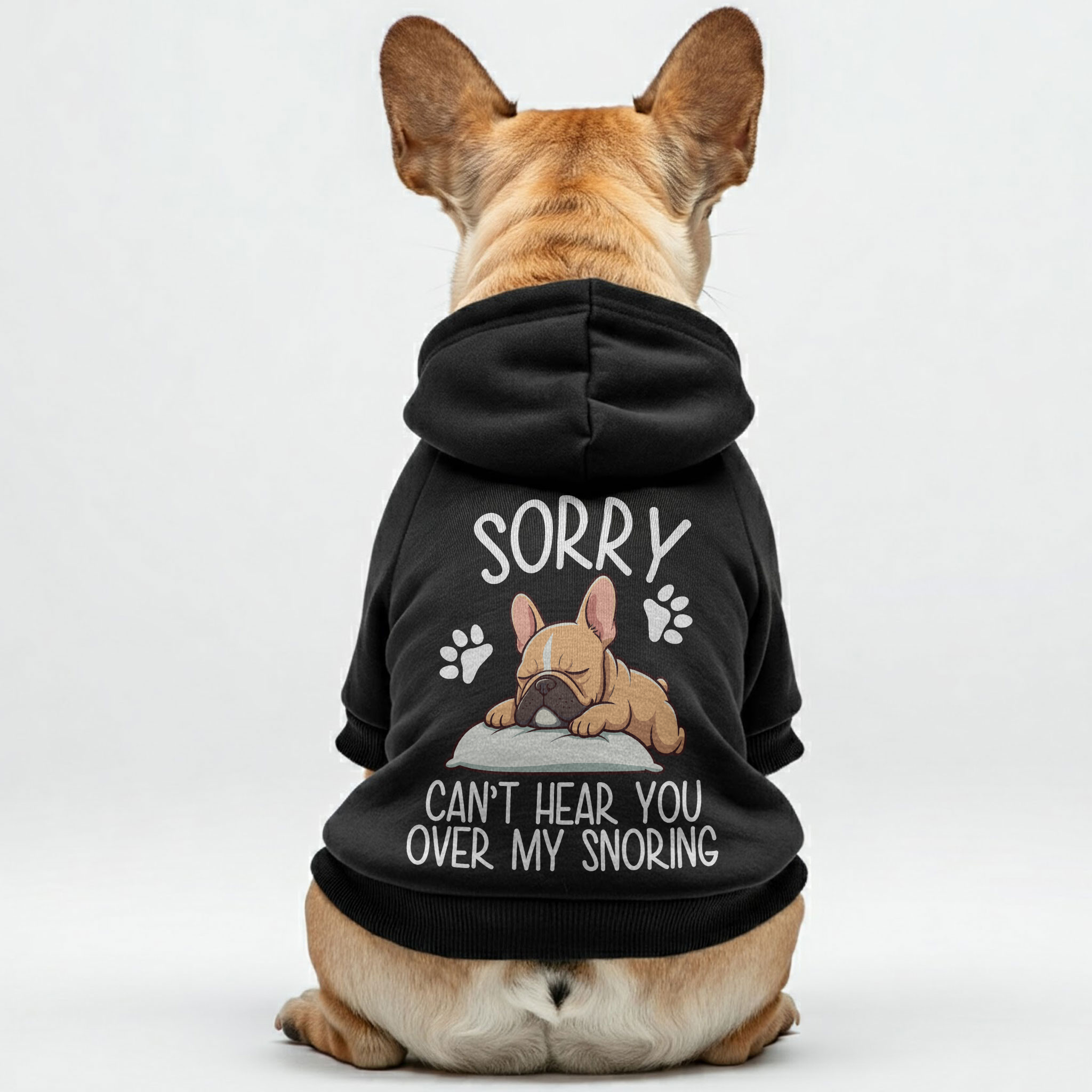 Trendy Sorry, Can’t Hear You Over My Snoring - Personalized French Bu...