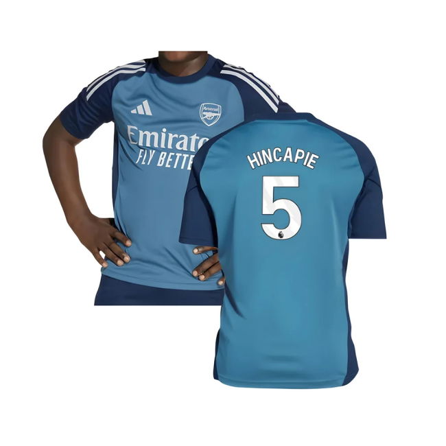 2025-2026 Arsenal Training Shirt (Blanch Blue) - Kids (Hincapie 5) ...