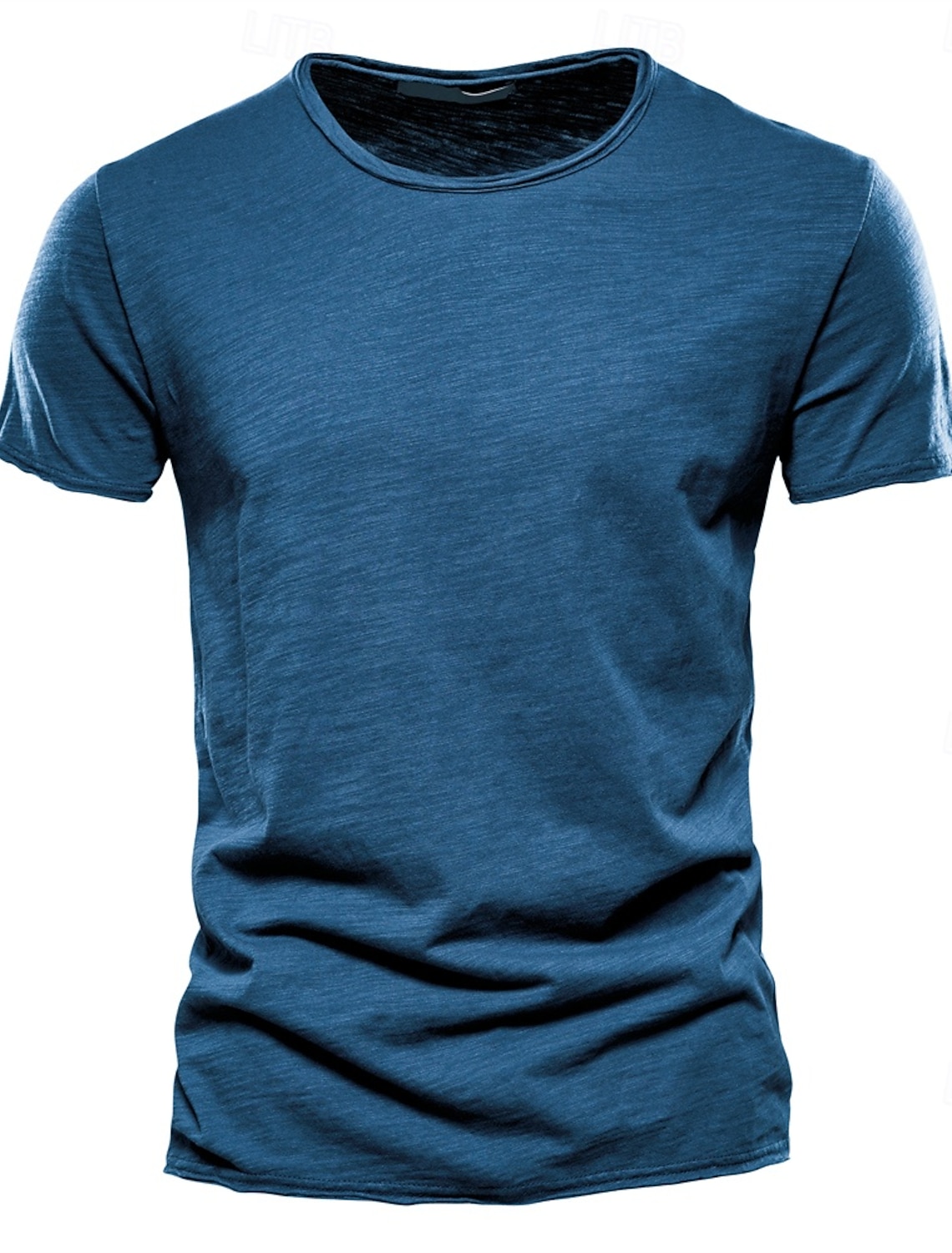 Men's T Shirt Tee Top Short Sleeves Crew Neck Summer Plain Fashion