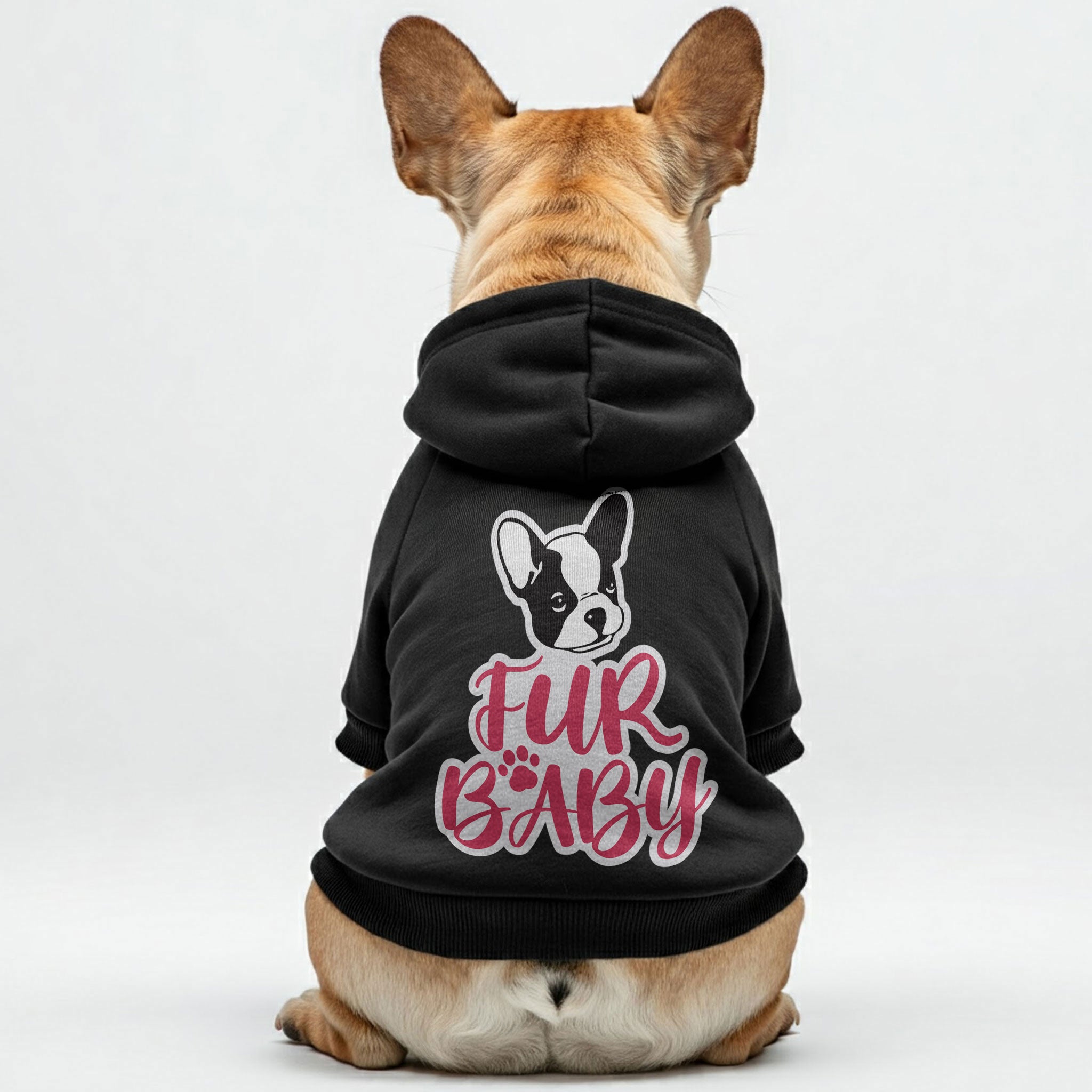 Stylish Fur Baby - Personalized French Bulldog Hoodies With Funny Quo...
