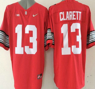 Men's Ohio St Buckeyes Red 2024 official Maurice Clarett #13 official