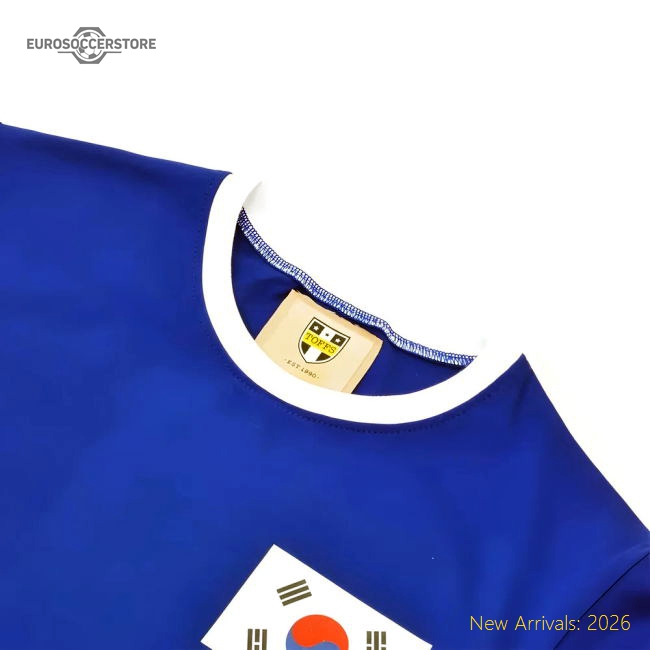 Outstanding South Korea 12th Mant-shirt - Royalwhite Ringer