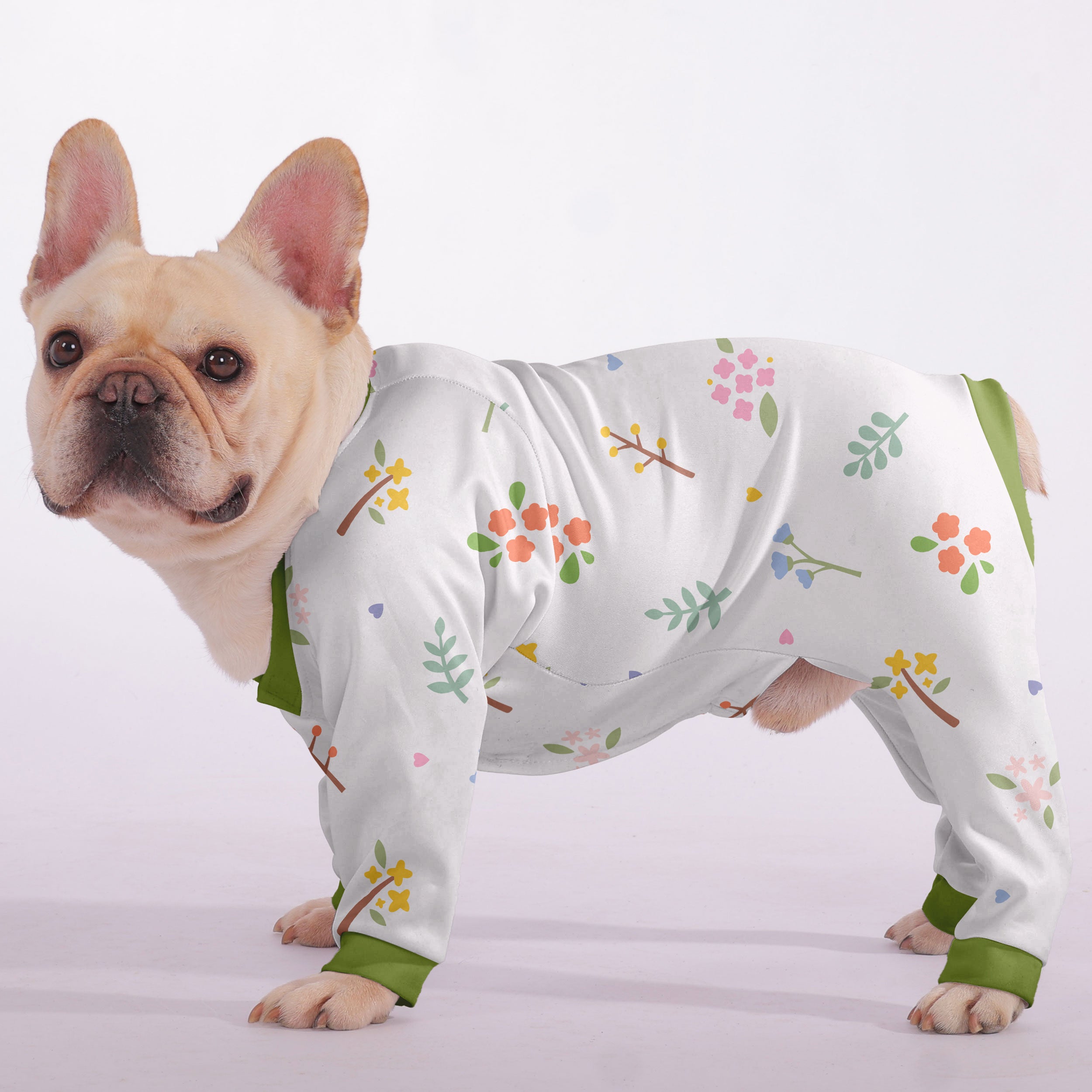 Durable Comfortable Aspen - Warm Frenchie Pajama Indoor Use