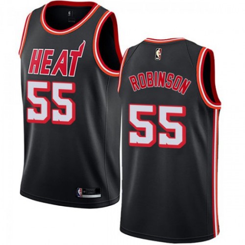 Nike Heat Black Miami Heat #55 Jersey - Affordable NBA Fan Apparel