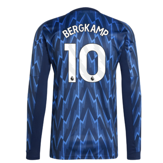 2025-2026 Arsenal Long Sleeve Away Shirt (Bergkamp 10) (Collector's...