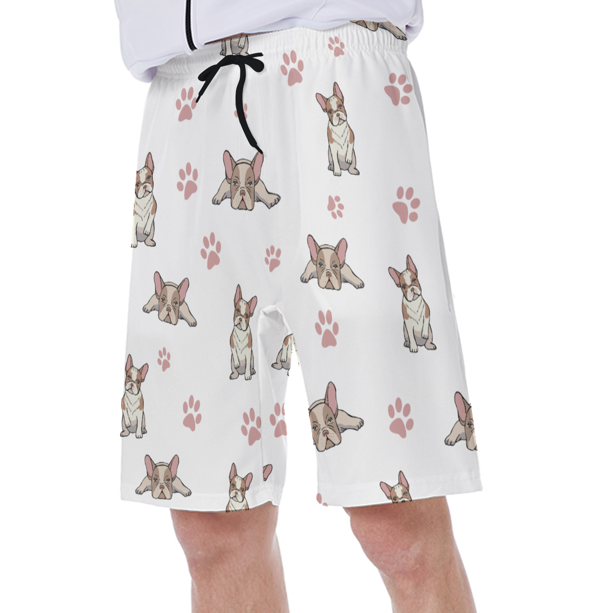 Breed-specific Bulldog Leo - Safe Men's Beach Shorts Summer Wear