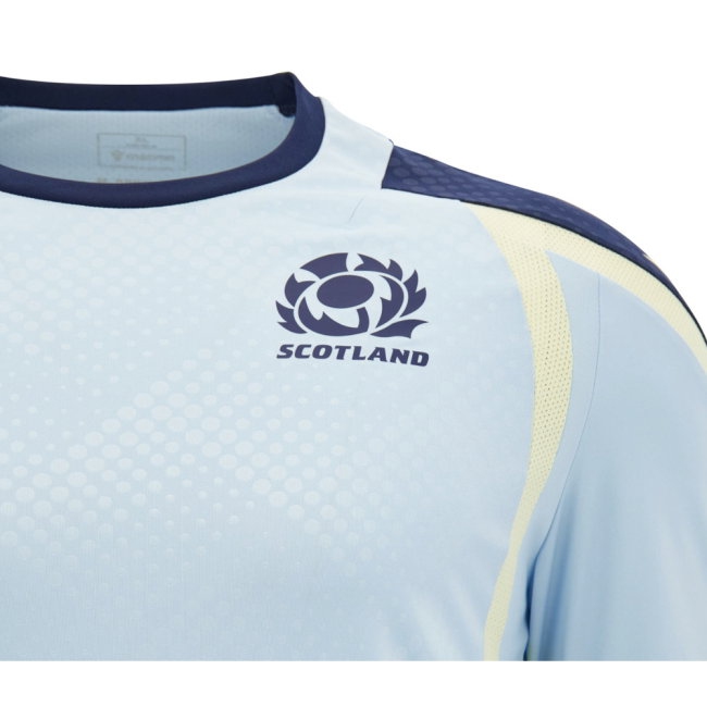[WSG] 2026 2027 Scotland Rugby Poly LS Shirt Training Kit (Blue)