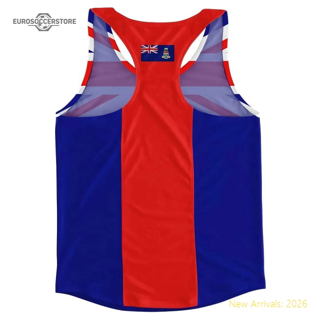Top-grade Cayman Islands Flag Running Vest - Fan Collection