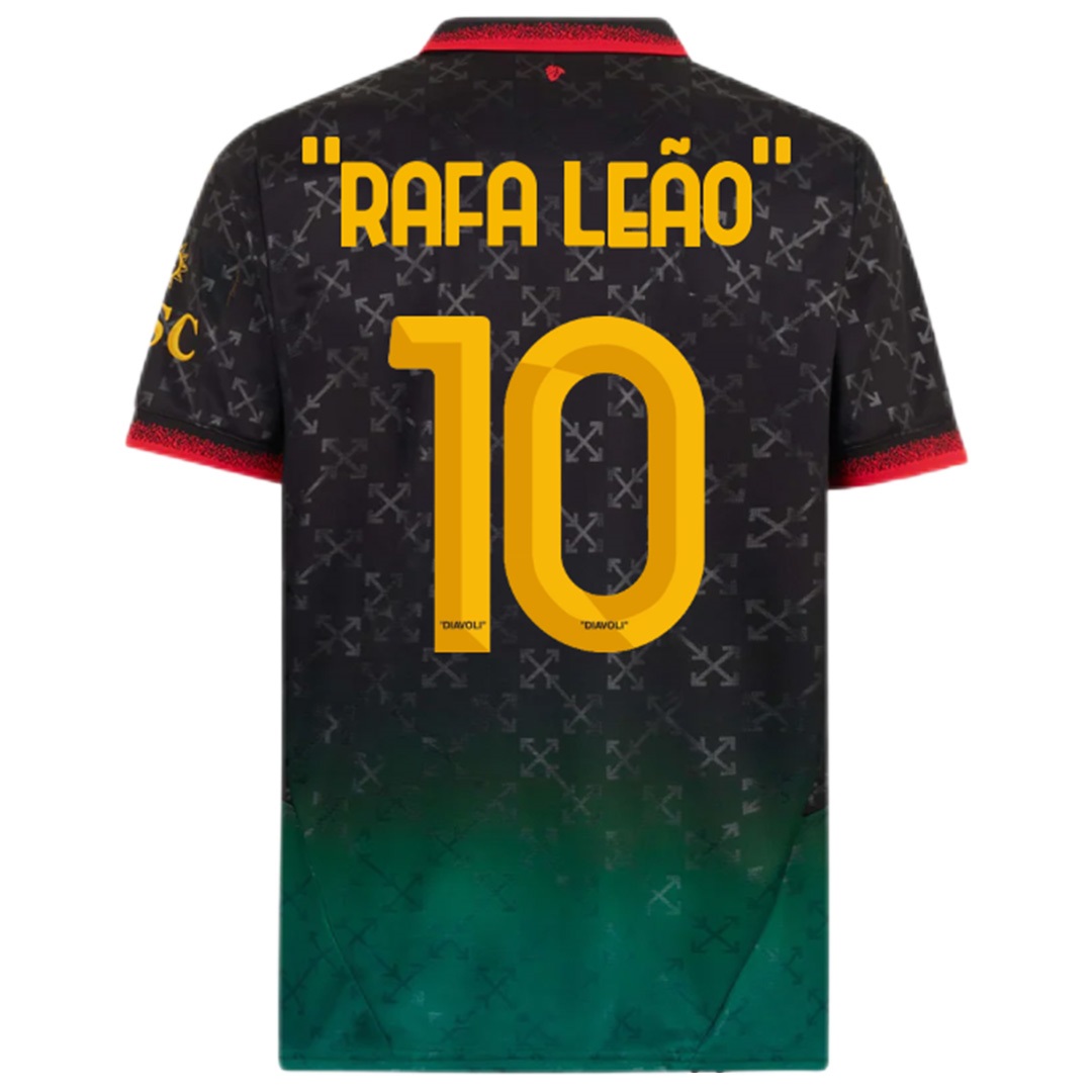 2025 AC Milan X Off-white Shirt RAFA LEAO 10 - Official Replica 6572