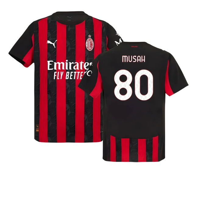 AC Milan Home 2025-2026 - genuine top unique v2.956 authentic