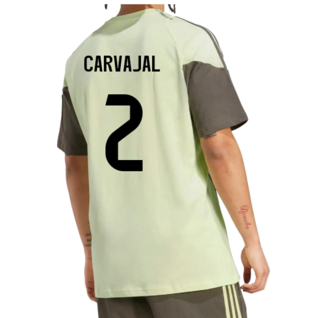 2025-2026 Madrid Real Madrid Training Tee (Almost Lime) (Carvajal 2)
