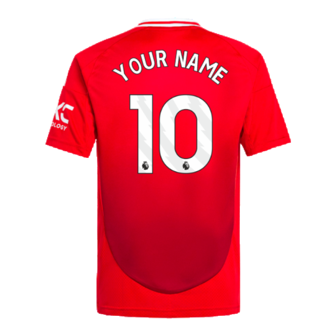 2024-2025 Man Utd Home Jersey (Kids) (Your Name)