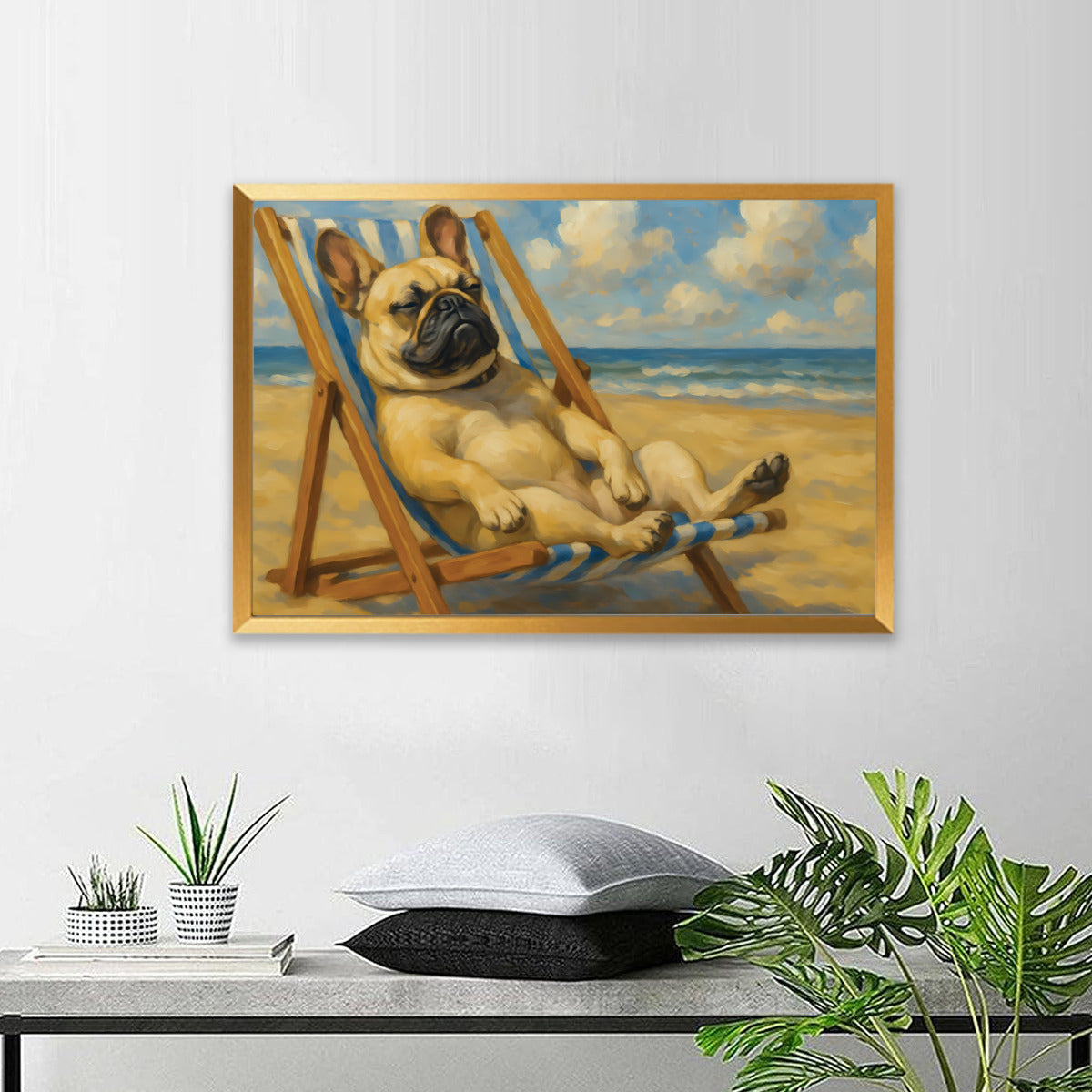 - French Bulldog Themed Framed Poster • Wall Decoration Everyday Use