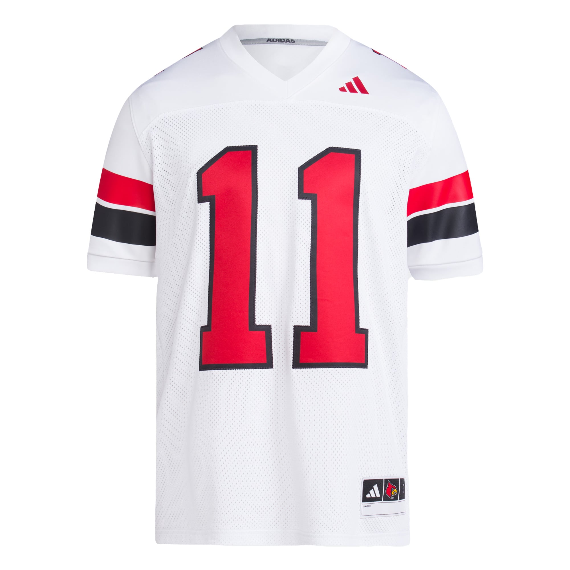 Men's Jeff Brohm White Louisville Cardinals Football Icon Premier Jersey