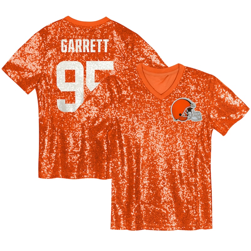 None Myles Garrett Cleveland Browns Fan Favorite Team Game Jersey