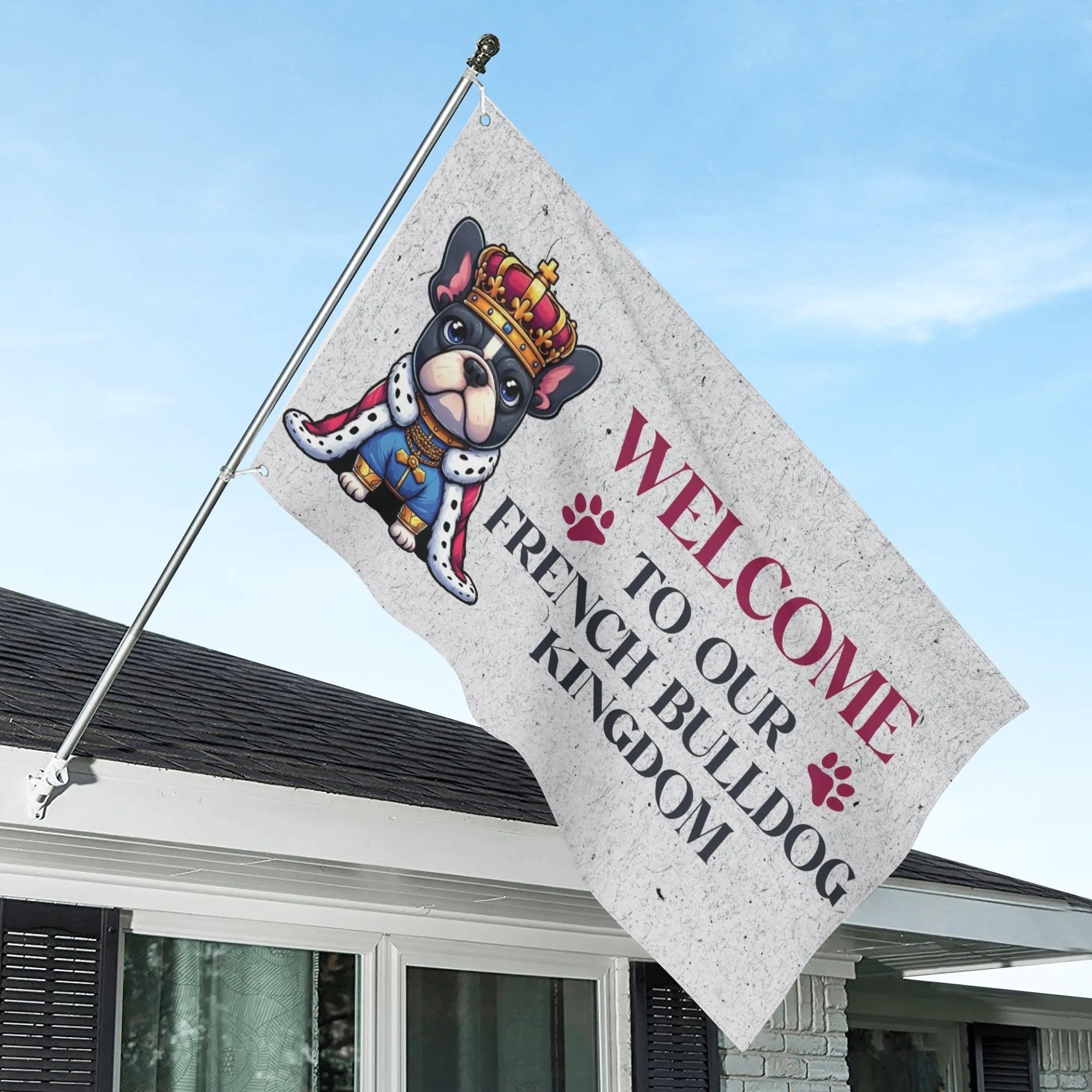 Garden Flags For Frenchie Lovers For French Bulldogs | Durable Build