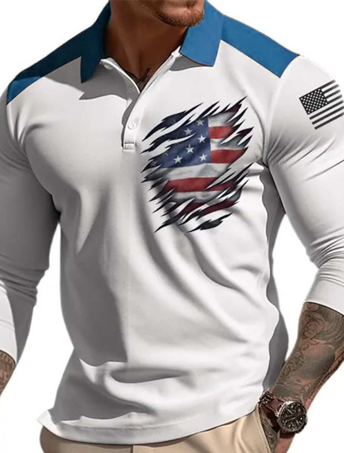 Independence Day Men's American US Flag We The People Patriotic Shirt Summer Shirt Button Up Shirt Short Sleeve Fashion Casual Holiday Summer Spring Turndown 3D Print