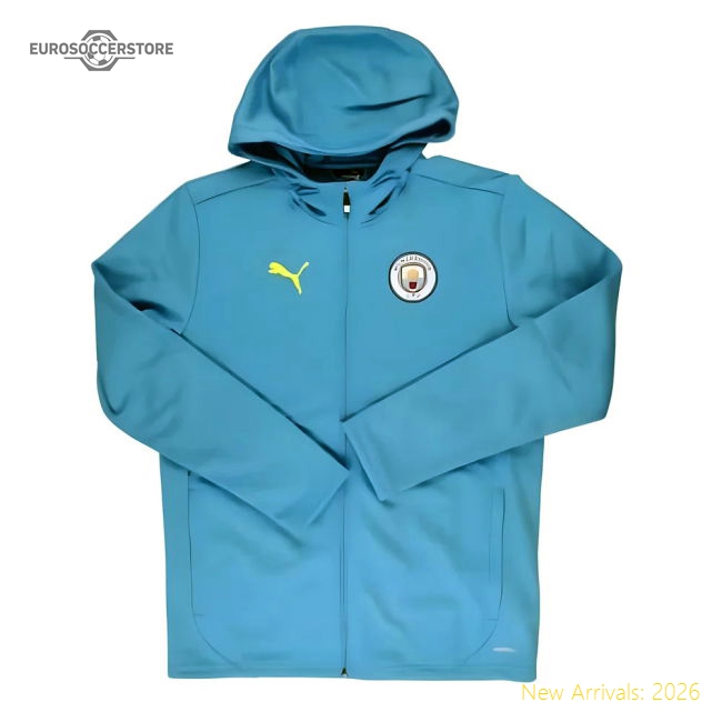 2024-2025 Man City Training Softshell Jacket Magic Blue