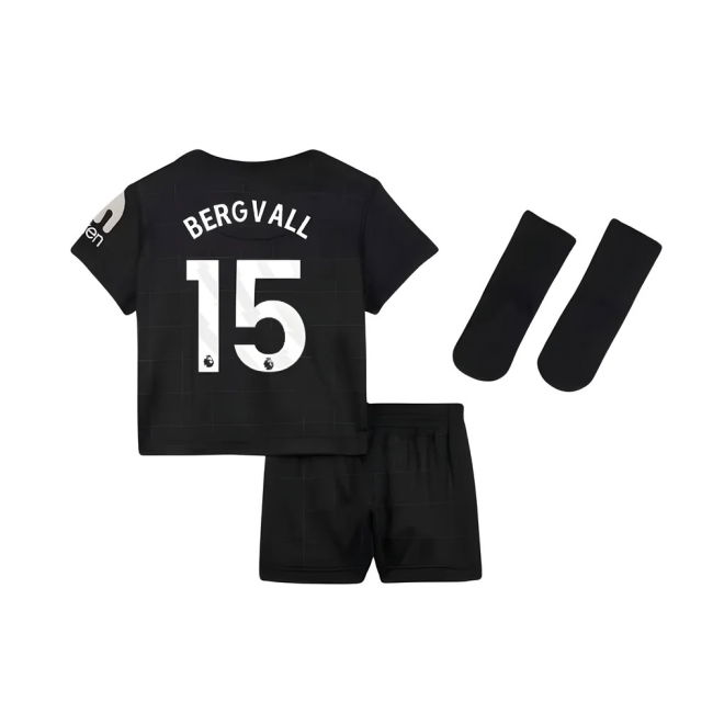 Tottenham Away Football Jersey 2025-20 Season Bergvall 15 L M