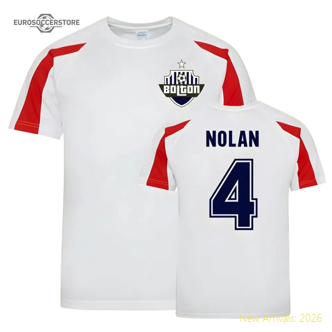 Official Kevin Nolan Bolton Sports Training Jersey (white) - Premium