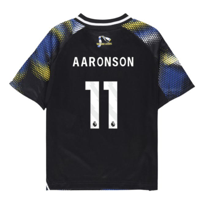 Aaronson 11 Match Worn Style Leeds Pro Appearance Third Elite Kit