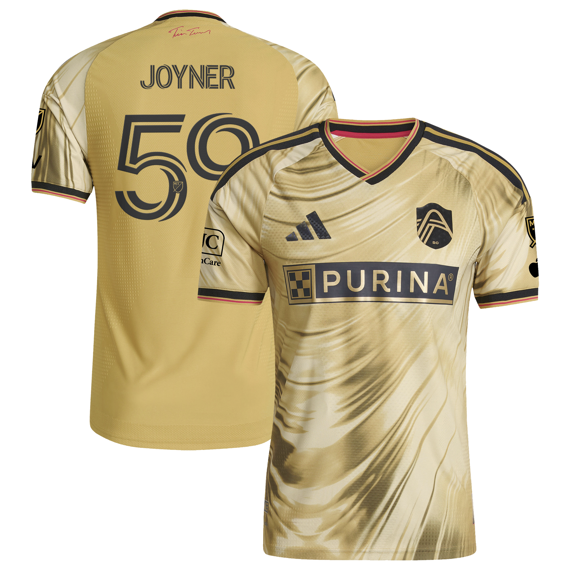 [JED] MyKhi Joyner St. Louis CITY SC 2026 The Tina Turner Kit On-Field Authentic Patch Jersey - Yellow